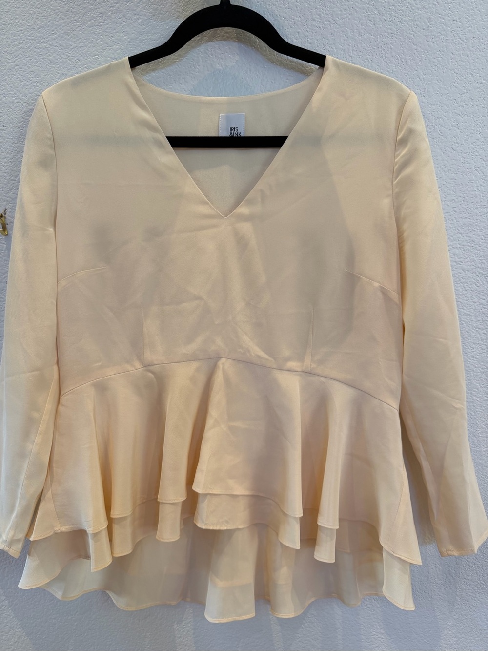 Iris & Ink silk blouse